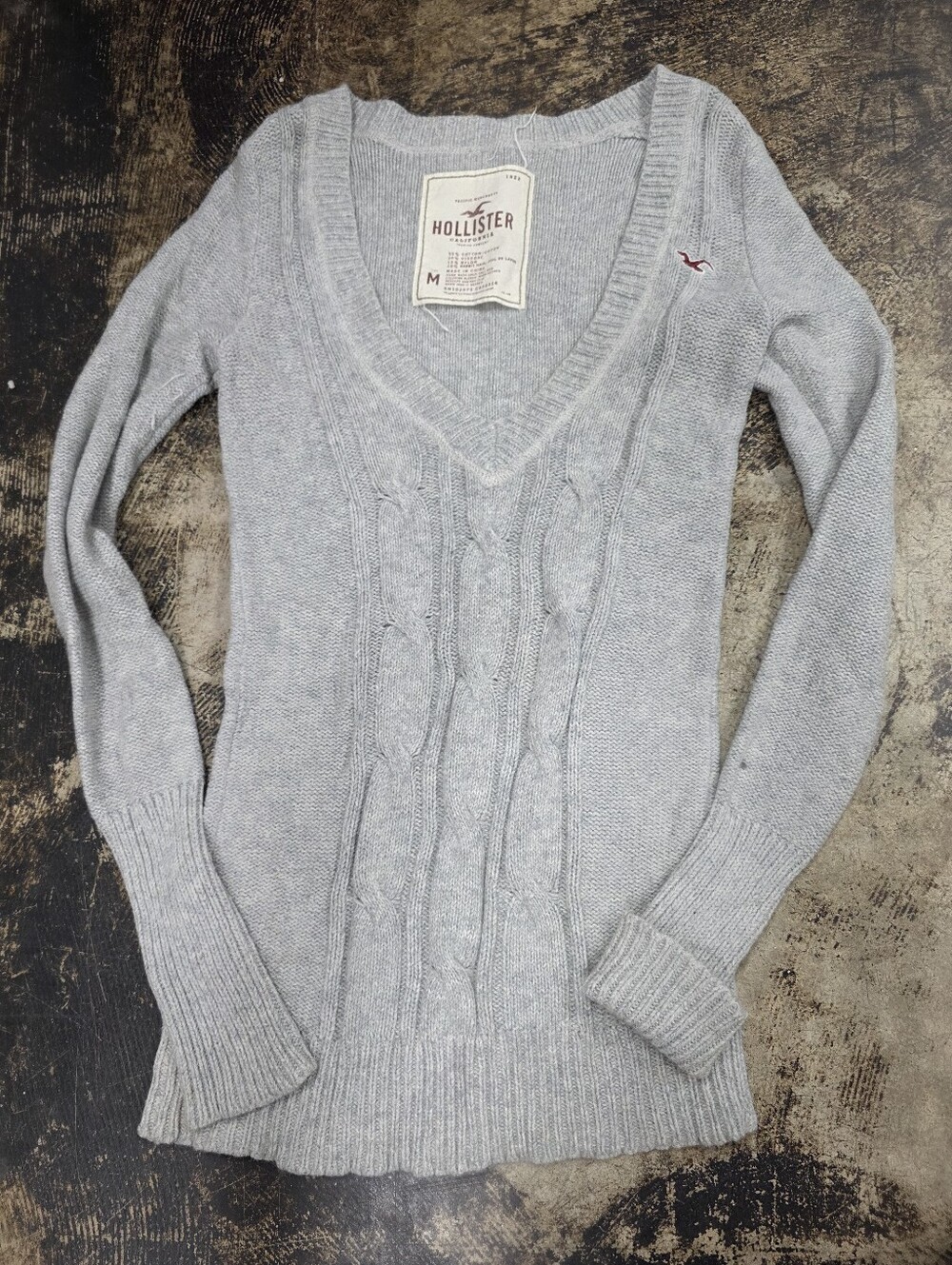 Hollister Sz Med Vintage Y2k Sweater Guc